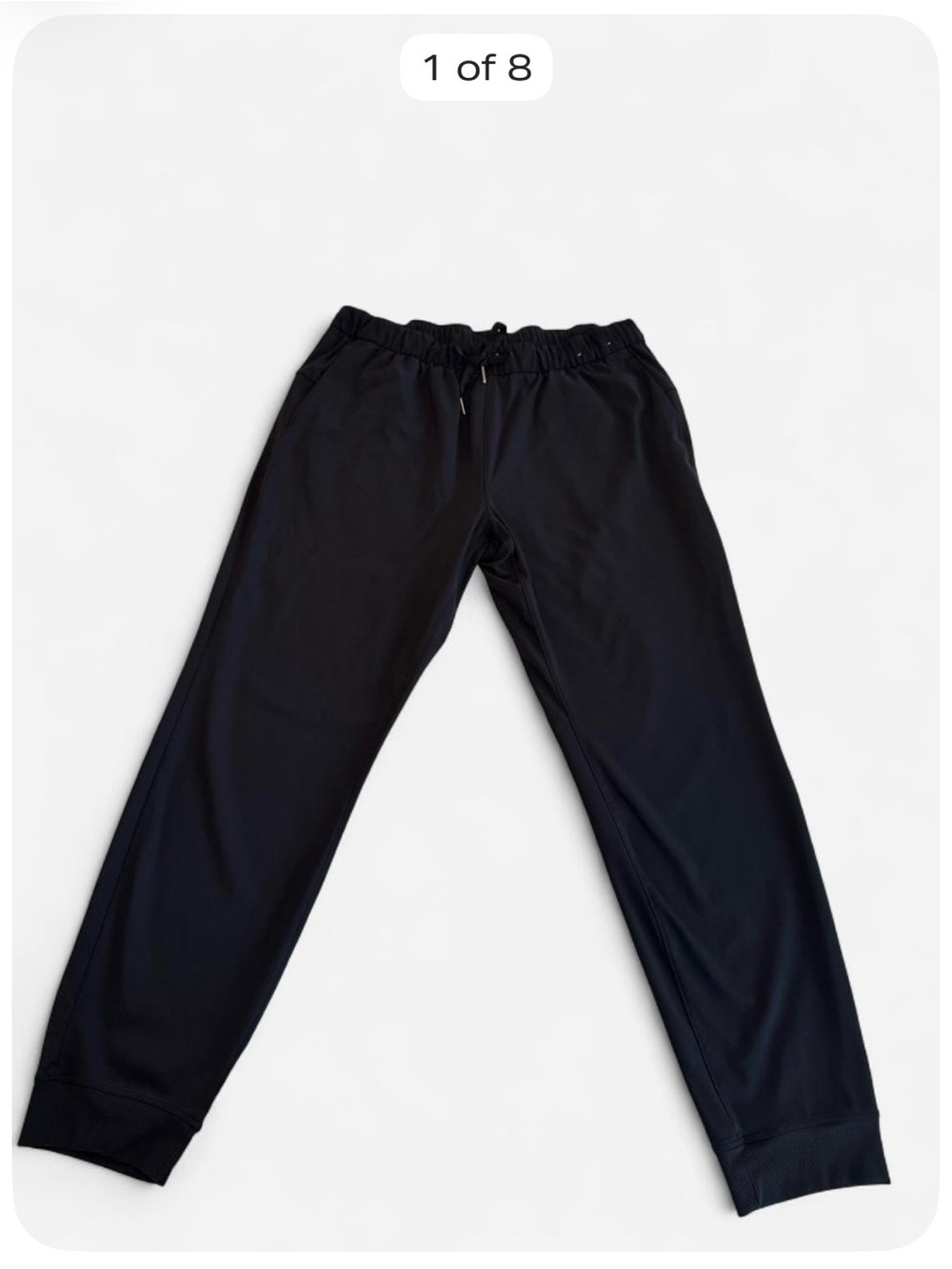 Members Mark Travel Jogger Pants Women’s Large Black Stretch Ankle